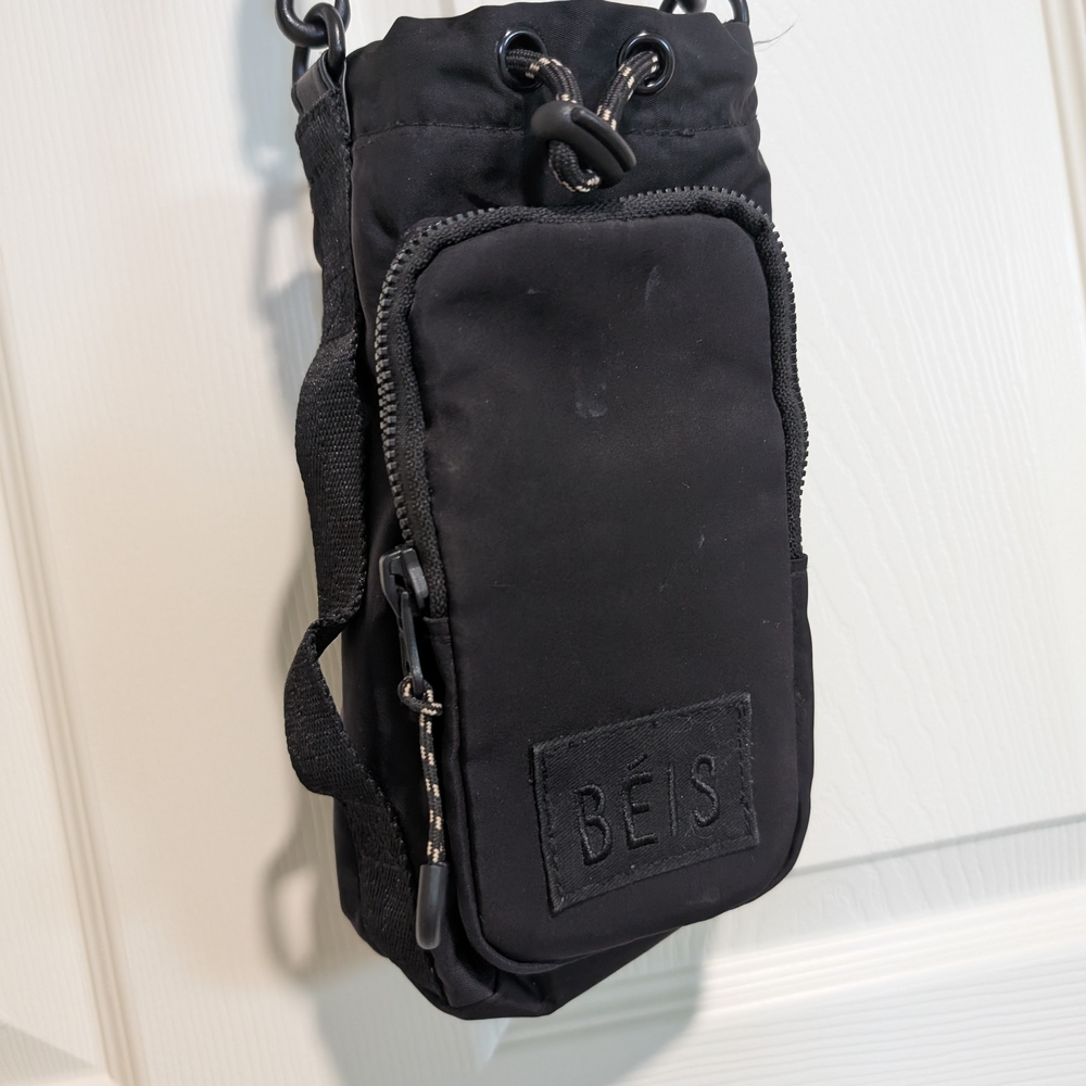 Black Beis Water Bottle Sling Bag